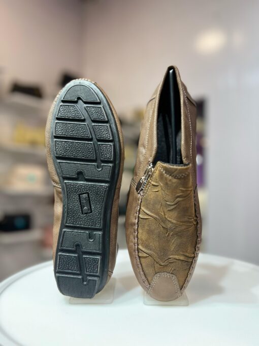 Casual Men's Black Color Household Elevator slippers Genuine Leather Height Increasing Shoes